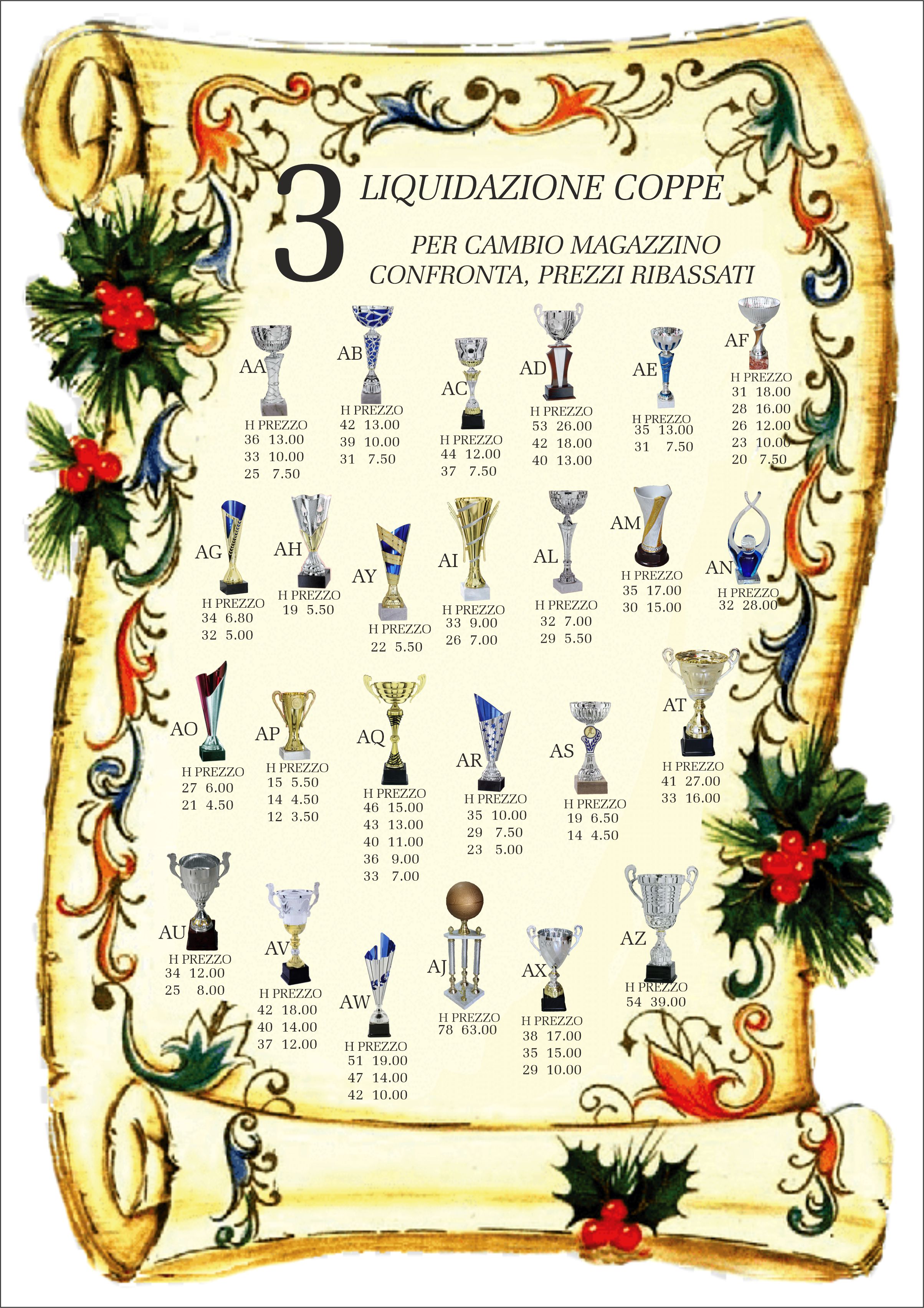 Orologeria Coppe Targhe BASELLO